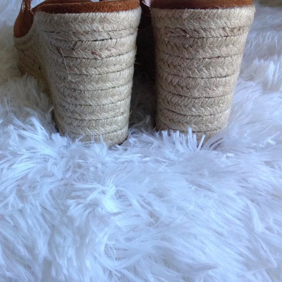 New Kate Spade Tabby Wedge Mules In Toast - Picture 8 of 10